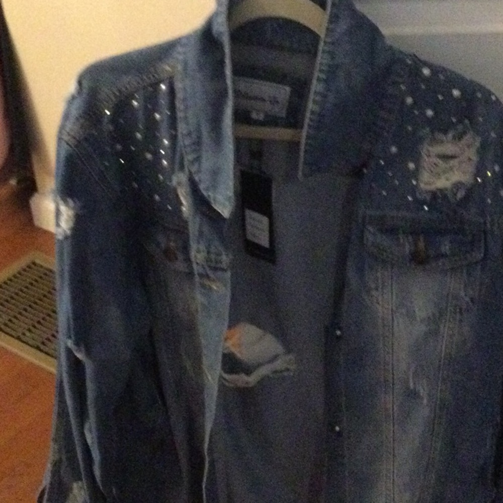 Distressed Jean Jacket - Picture 2 of 5